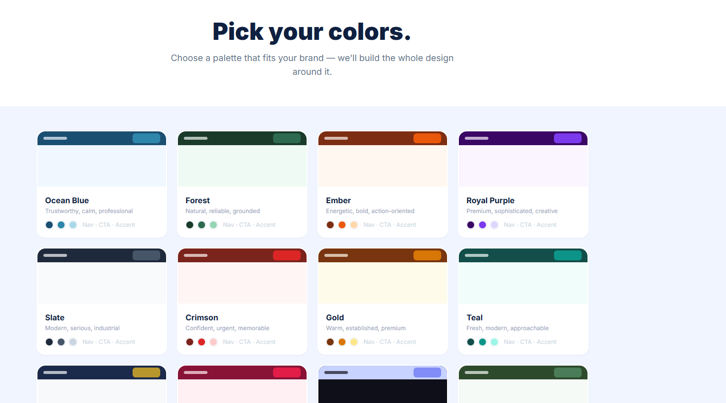 Color palette picker